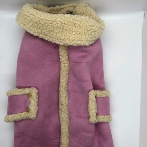 🐶🐾 faux shearling doggy coat